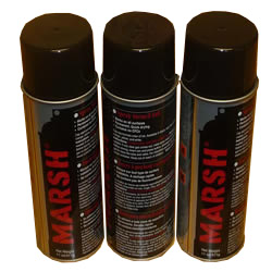 Black Marsh spray stencil ink aerosol can for fast marking on most surfaces
