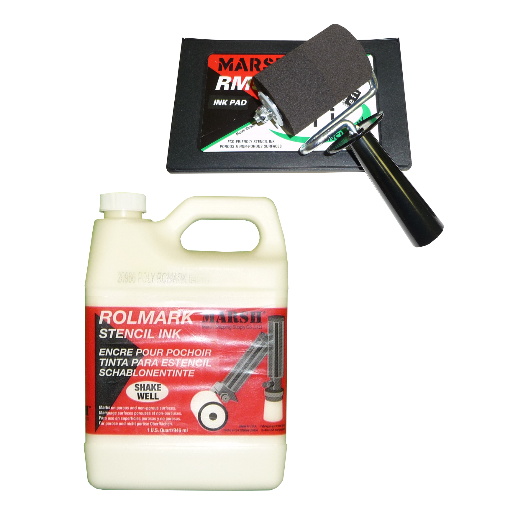 Marsh Rolmark pad and roller system