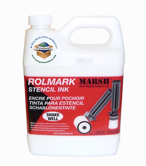 Rolmark ink for mixed surface marking